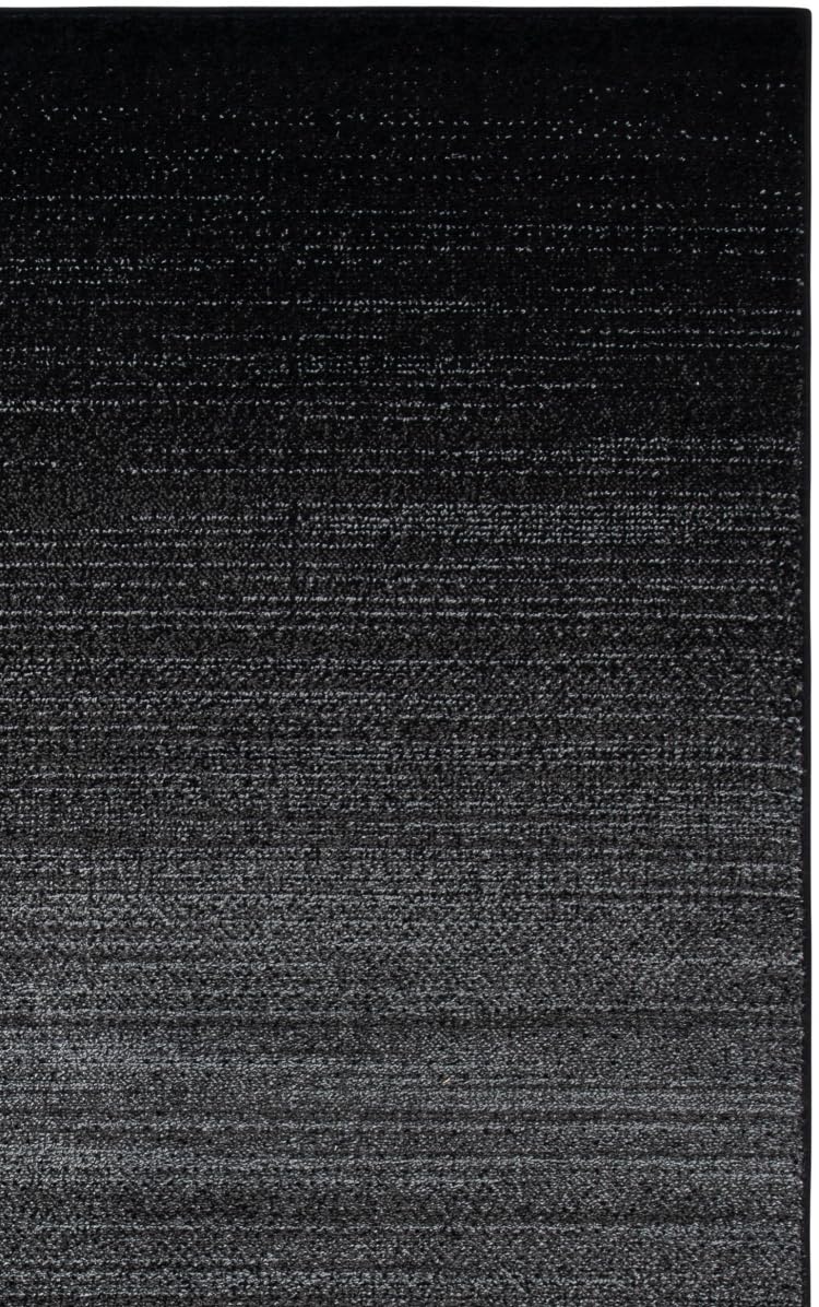 SAFAVIEH Adirondack Collection Accent Rug - 3' x 5', Black & Grey, Modern Design, Non-Shedding & Easy Care, Ideal for High Traffic Areas in Entryway, Living Room, Bedroom (ADR183F)