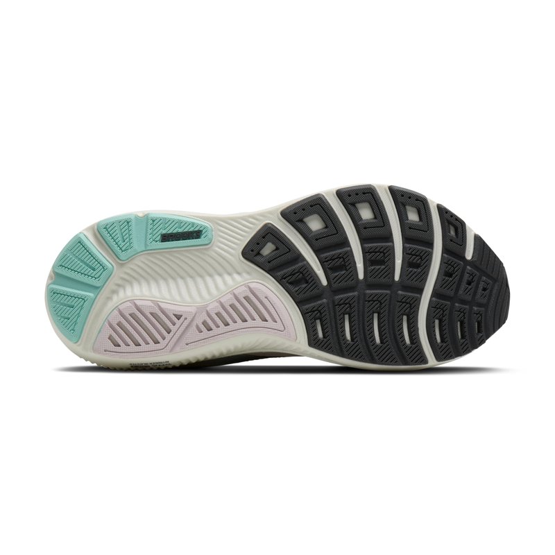Brooks Women’s Ghost 17 Neutral Running Shoe - Mauve/Yucca/Bluewash - 5 Medium
