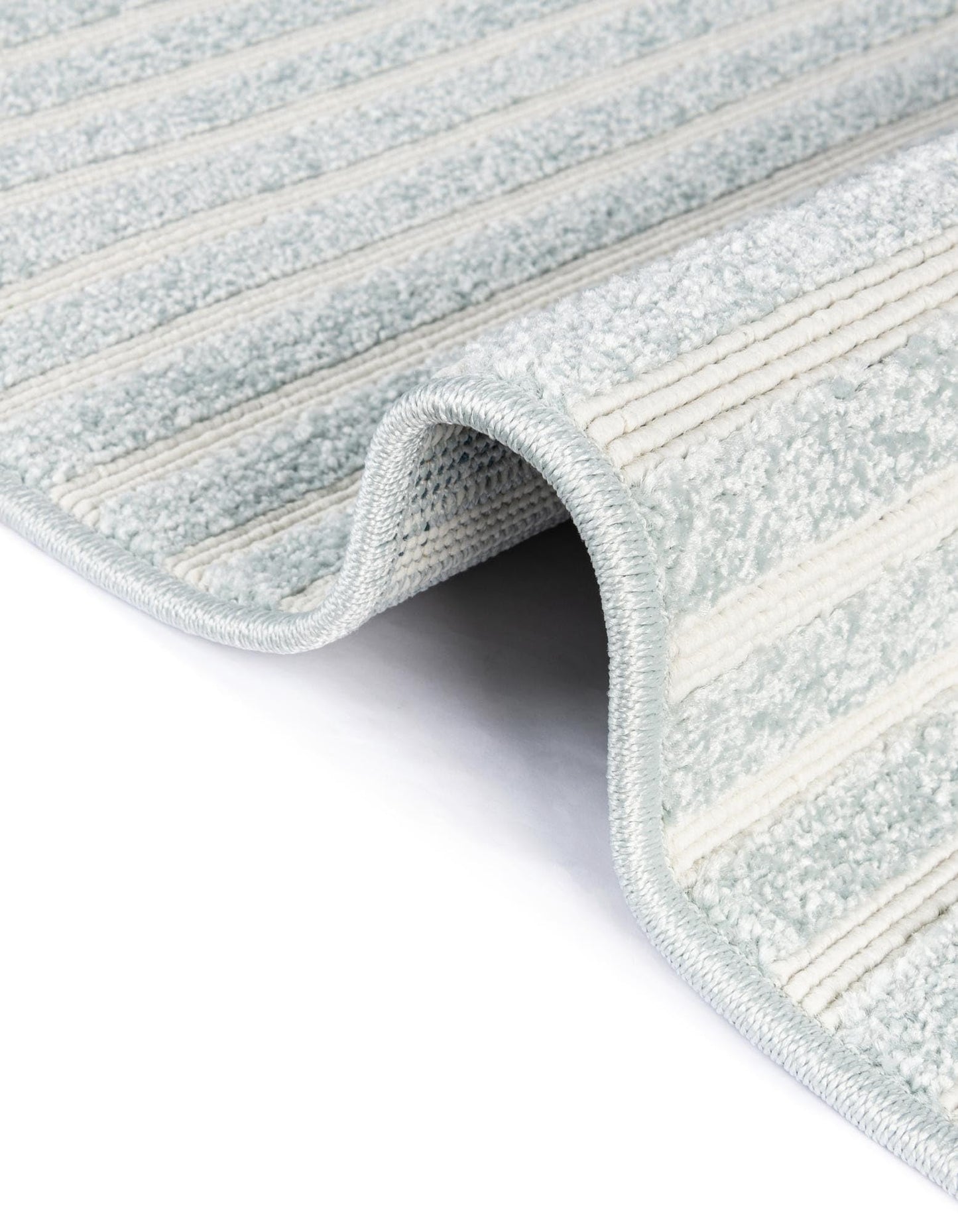 Rugs.com Sabrina Soto Outdoor Collection Rug – 4x6 Light Blue Medium-Pile Rug Perfect for Entryways, Kitchens, Breakfast Nooks, Accent Pieces