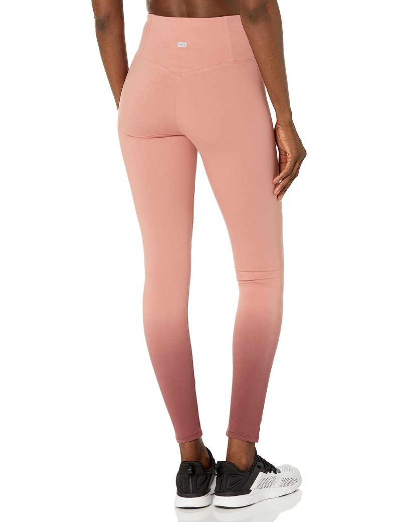 Andrew Marc Sport Women's Sport Long HIGH Rise Sun Kissed Legging,Rose Ombre,Large