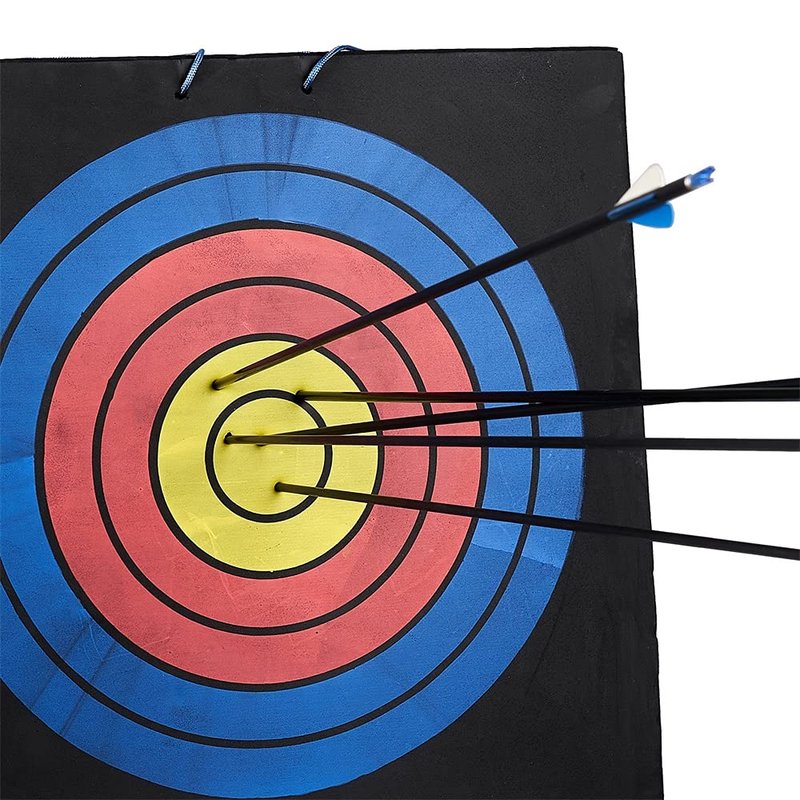 TOPARCHERY Lightweight 50x50x5cm High Density Foam Target Layered Hunting Shooting Practice (New Vision-1 Layer)
