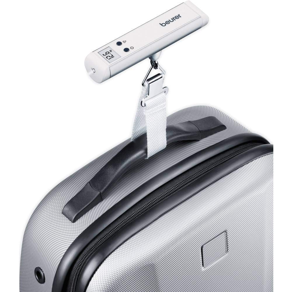 Beurer LS/LS 10 Luggage Scale Weighing Scale Ideal for Air Travel,White,17 cm,732.10