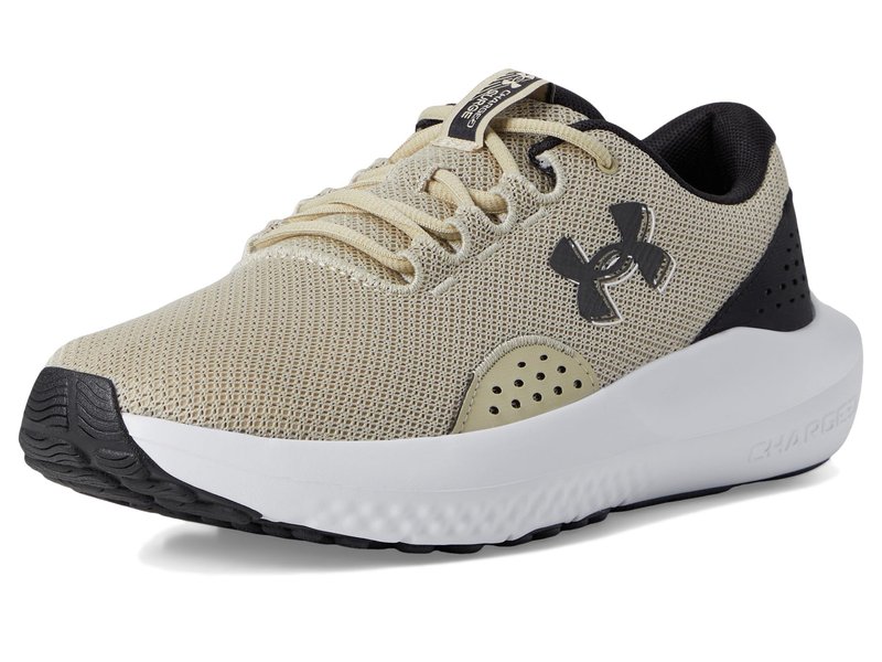 Under Armour Mens Charged Surge Khaki Base/Black/Black 15 Medium