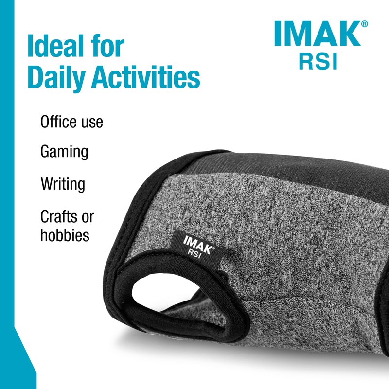 Brownmed IMAK RSI Computer Glove - Wrist Brace for Carpal Tunnel Relief - Compression Glove for Wrist & Hand Support