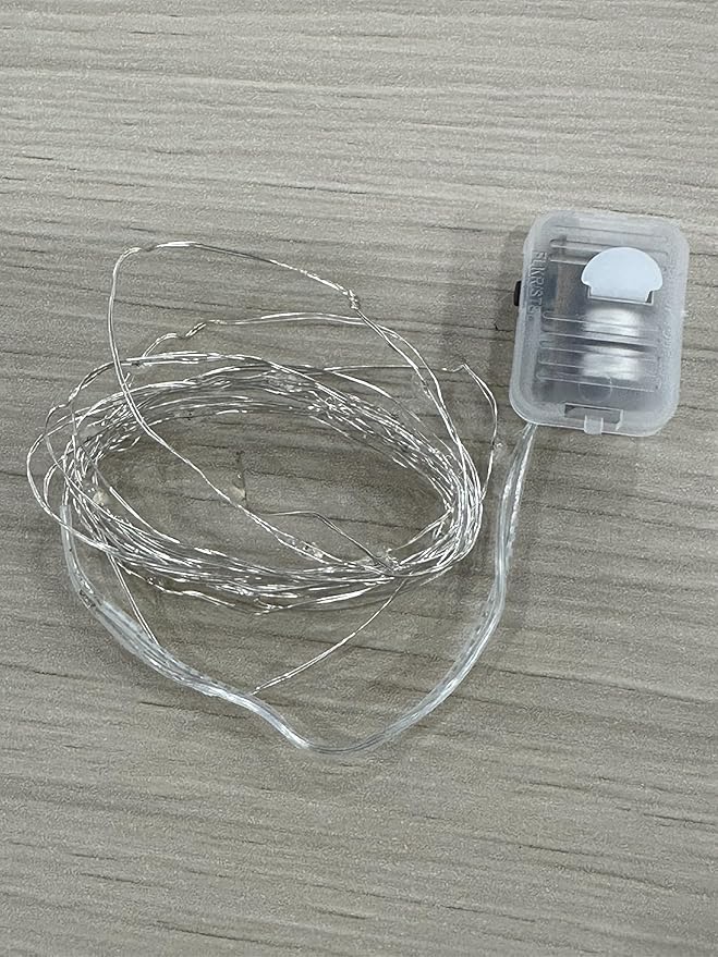 pozzolanas 12 Pack Red Fairy Lights Battery Operated 3 Modes 7FT 20 LED Waterproof String Lights Twinkle Silver Wire for Mason Jars Wedding Christmas Halloween Party Decor (12, Red)