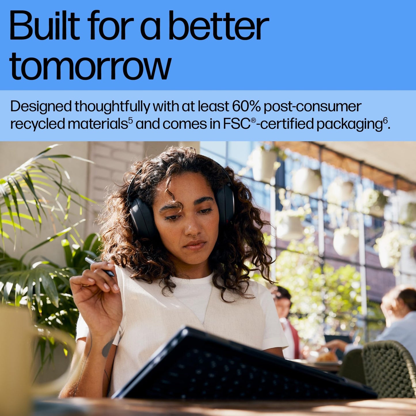 HP 700 Rechargeable Multi Pen | Universal | Built-In Lithium-Ion Battery | USB-C Charging | Up to 25 Days Battery Life | Programmable Buttons | Adjustable Tilt, Pressure | Black
