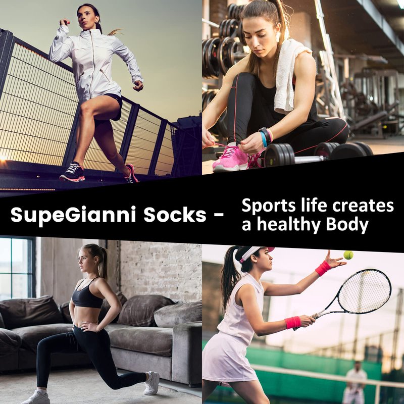 Sallking Women's Ankle Cotton Socks - Low Cut Athletic Sports Running Breathable Thin No Show Socks With Tab 6 Pairs