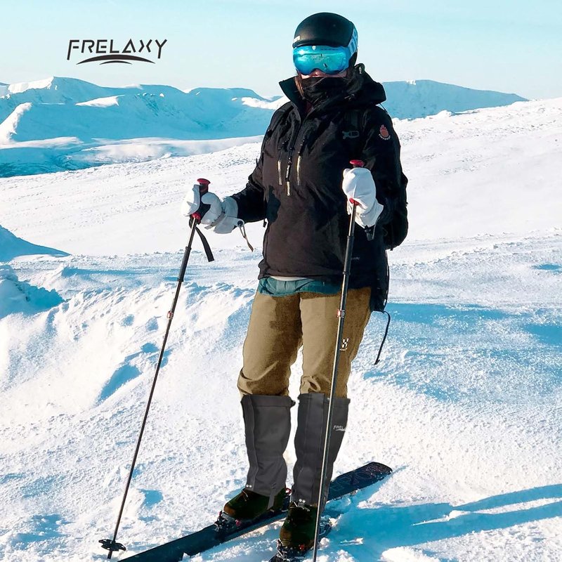 Frelaxy Ultra High-Performance Hunting Leg Gaiters - 100% Waterproof with Adjustable Rubber Foot Strap | Perfect for Hiking & Snow