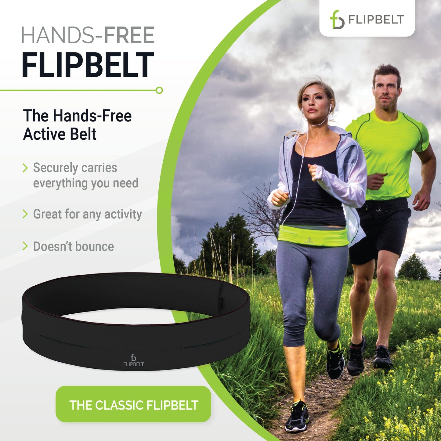 FlipBelt FB0114-BLK-XS.1, Black, Extra Small