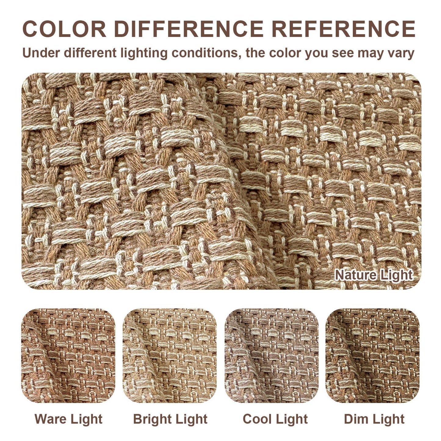 Bathroom Runner Rug,2x6 ft Hallway Runner,Braided Style Kitchen Runner Rugs,Faux Jute Rug with Rubber Backing,Machine Washable Neutral Entryway Runner Non Slip,Tan Brown