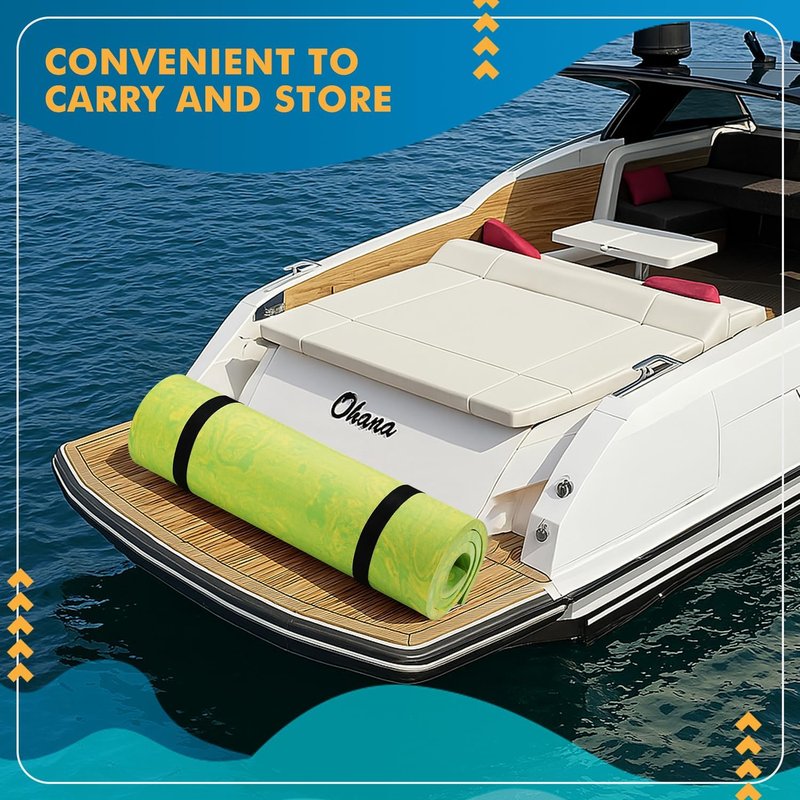 Floating Water Mat - Tear-Resistant Foam for Multi-User Fun | 6.6' for Pool Parties & Lake Adventures