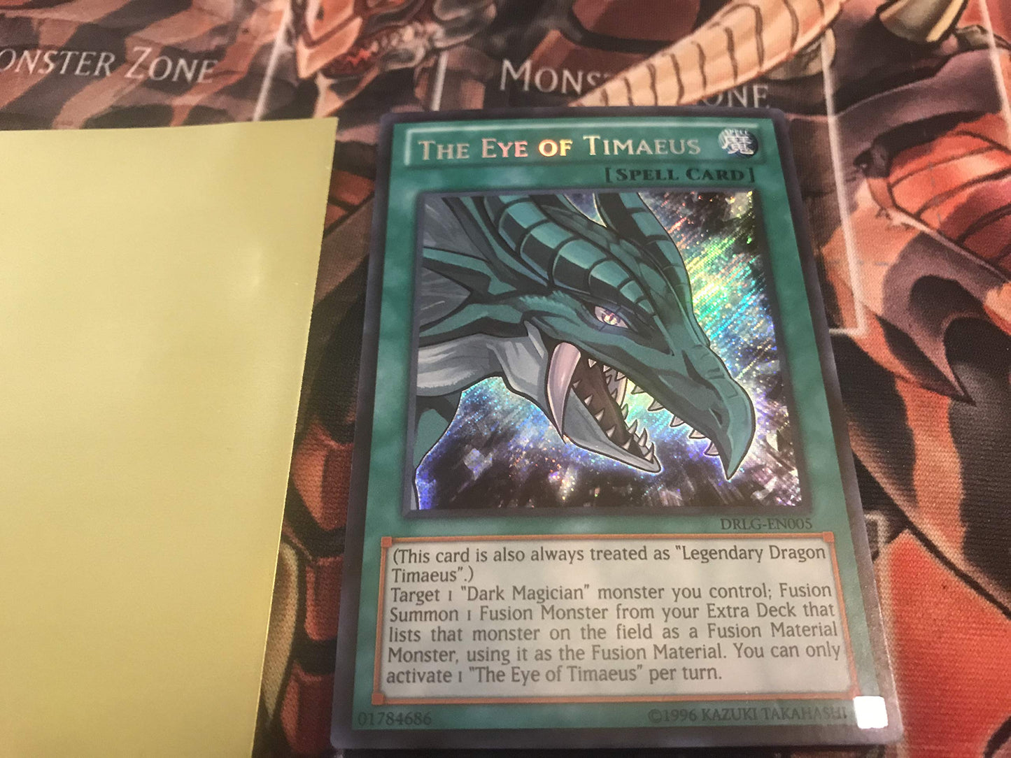 YU-GI-OH! - Eye of Timaeus (DRLG-EN005) - Dragons of Legend - Unlimited Edition - Secret Rare
