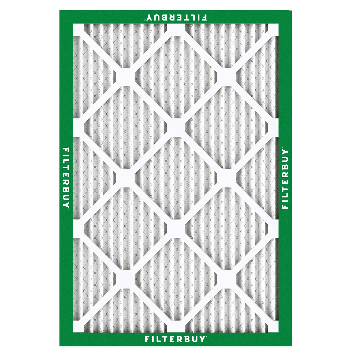 Filterbuy 30x36x1 Air Filter MERV 8 Essential Dust & Allergy Defense (4-Pack), Electrostatic Pleated HVAC AC Furnace Filters Replacement, Made in USA (Actual Size: 29.81 x 35.81 x 0.75)