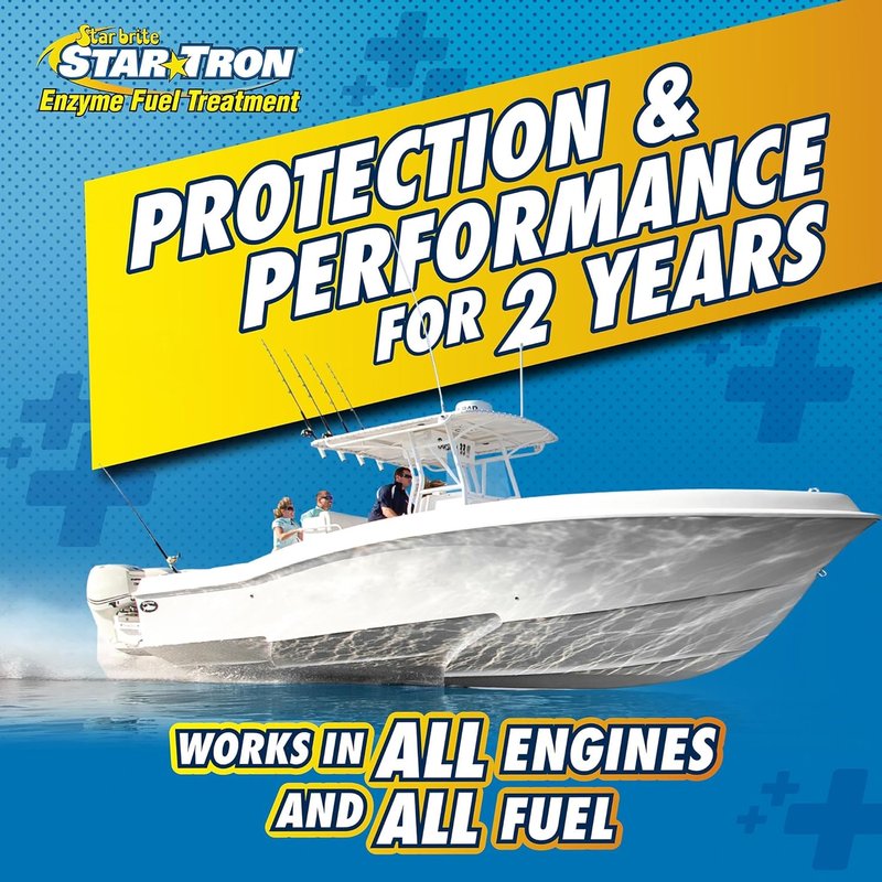 Star Tron Enzyme Fuel Treatment - Concentrated Fuel Stabilizer for Gasoline | 32 Fl. Oz. - Treats Up to 512 Gallons