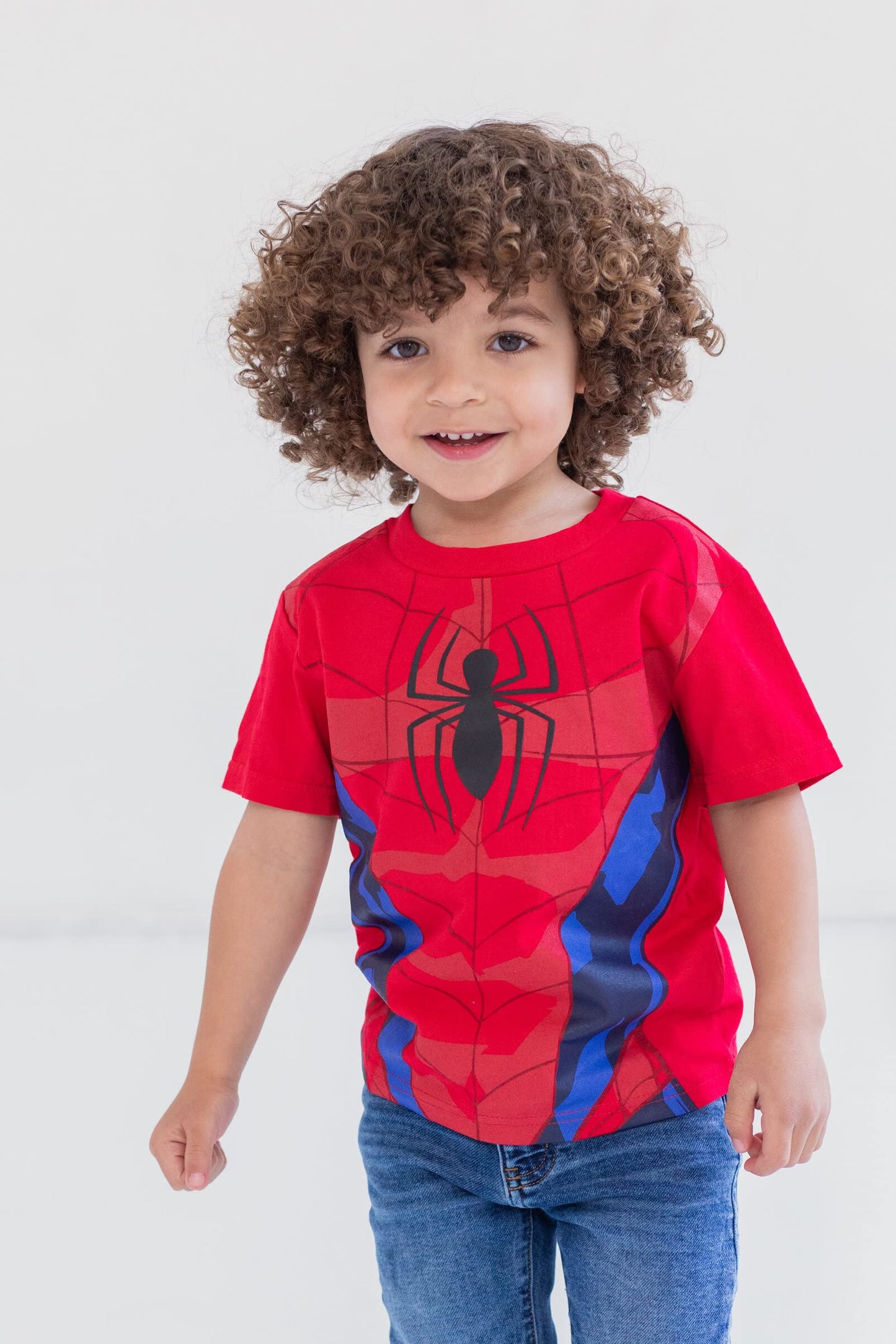 Marvel Spider-Man Toddler Boys 4 Pack T-Shirts Spiderman 5T