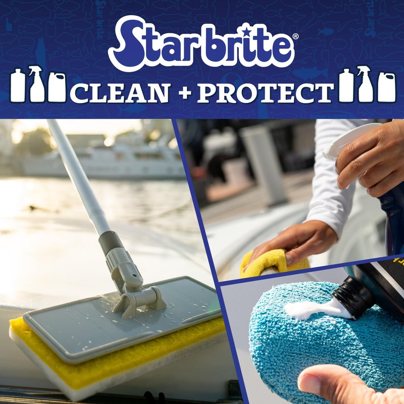 STAR BRITE Ultimate Vinyl Guard - Spray on Protection & Shine - Prevent Fading & Cracking - for Vinyl, Leather, Plastic & Rubber - 32 OZ (095932)