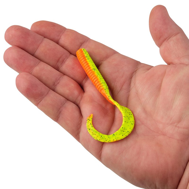 Berkley Gulp! Grub Fishing Soft Bait, Firetiger, 4"