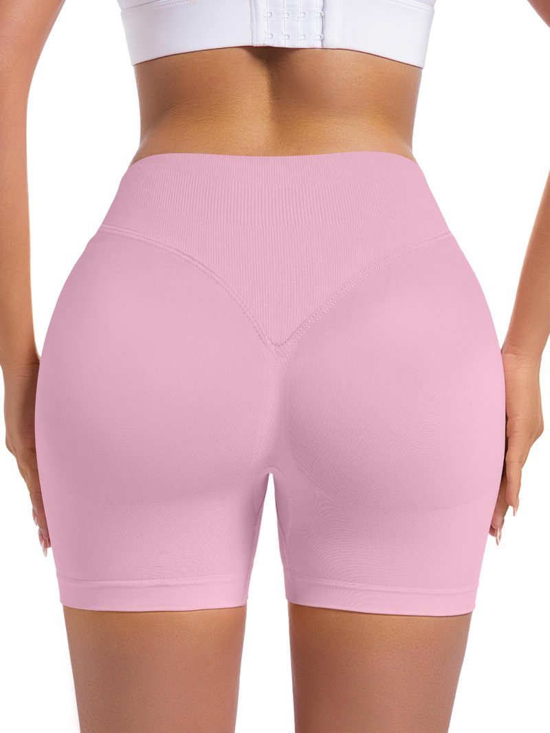 OVESPORT 3 Pack Seamless Women Workout Shorts Scrunch Butt Lifting Gym Booty Biker Shorts