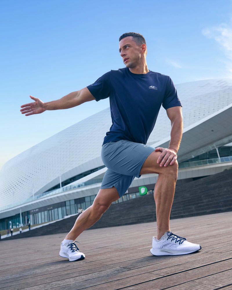 Men's Athletic Running Shorts with Zipper Pockets Quick Dry 7"/ 5"/ 9" Workout Gym Shorts for Basketball Hiking(Federalblue,7XS)