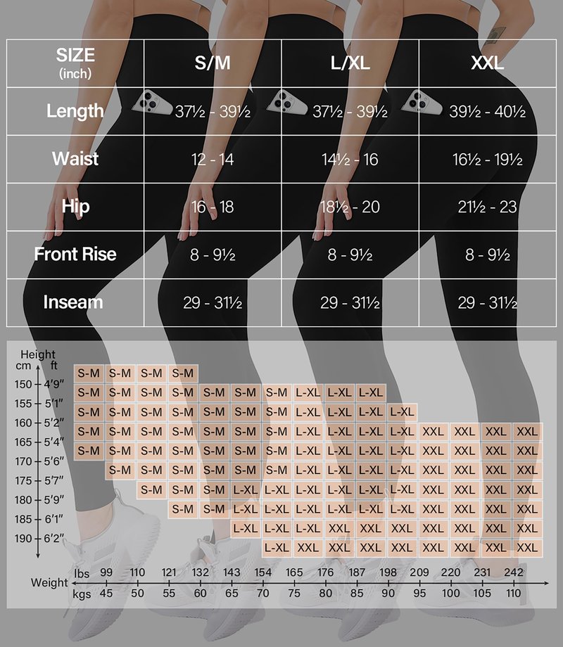 Blisset 3 Pack High Waisted Leggings for Women with Pockets Soft Active Tummy Control Pants for Yoga Running & Daily Wear