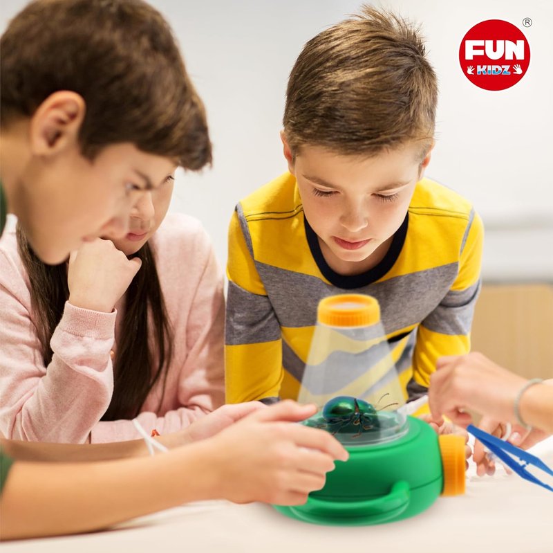 Bug Catcher Kit for Kids - Outdoor Science Activity with Magnified Viewer | Includes Net, Tweezers & Record Lists for Ages 3-12