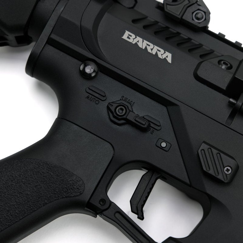 Barra Airguns 400e Gen 2 Metal Full Auto Battery-Powered BB Gun Kit, Includes LiPo Battery and Charger, Fully Automatic Electric BB Rifle - 430 to 440 FPS (Black)