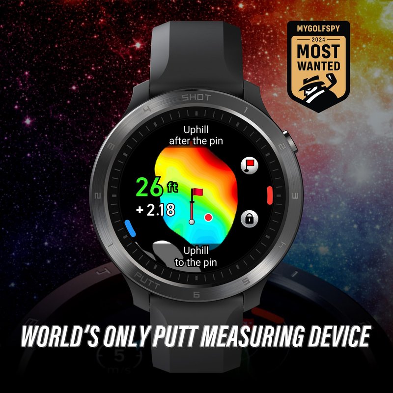 Voice Caddie T11 PRO GPS Golf Watch AMOLED Display, Green Undulation No Monthly Subscription 40k+ Preinstalled Courses w/Shot Tracking, Practice Tempo Mode, Putt View 1.3" OLED Touchscreen Plus V-A.I