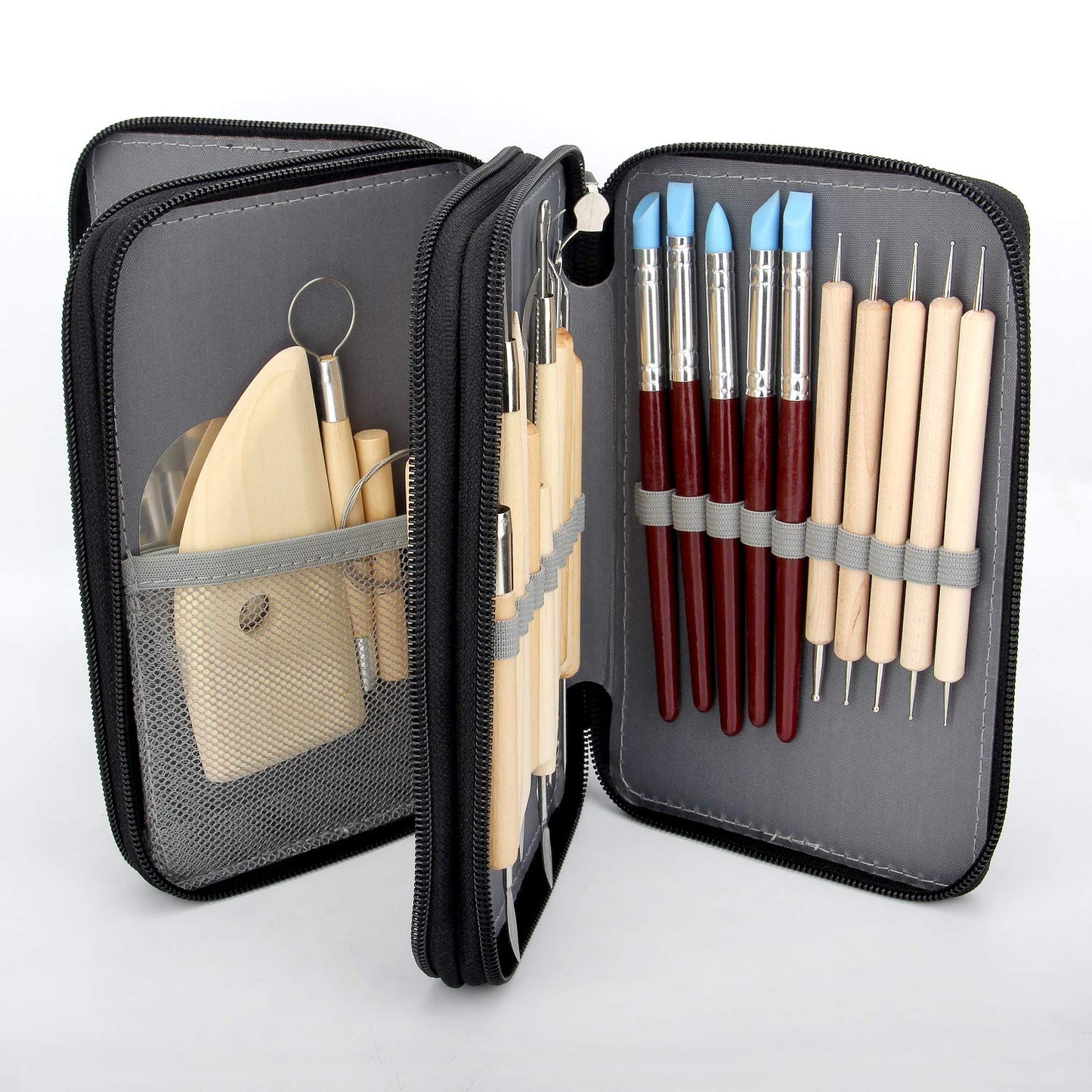 Blisstime 42-Piece Pottery Kit - Clay & Sculpting Tools for Pottery Wheel & DIY Arts & Crafts