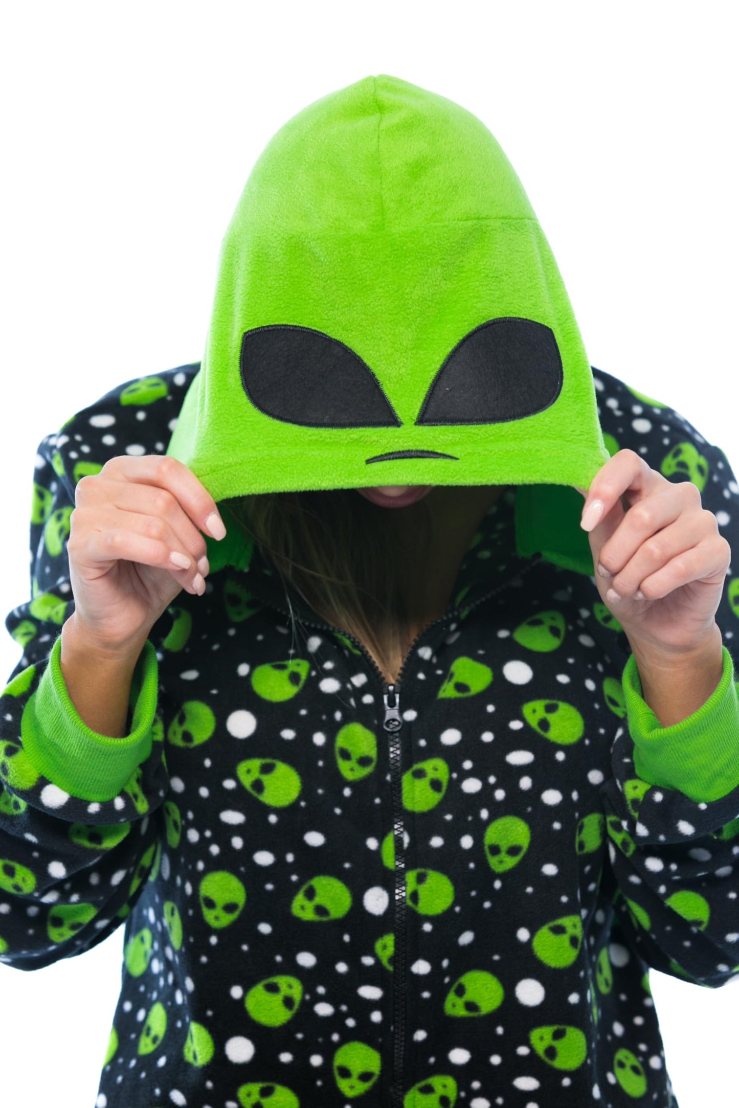 Just Love 6350-S Adult Onesie/Womens Pajamas Alien Small