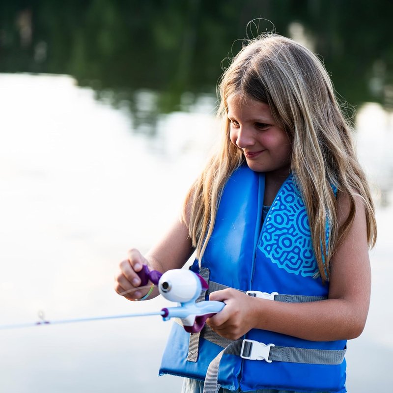 Youth Fishing Rod and Reel Combo - Lightweight, Durable Design for Easy Casting | Perfect for Beginners
