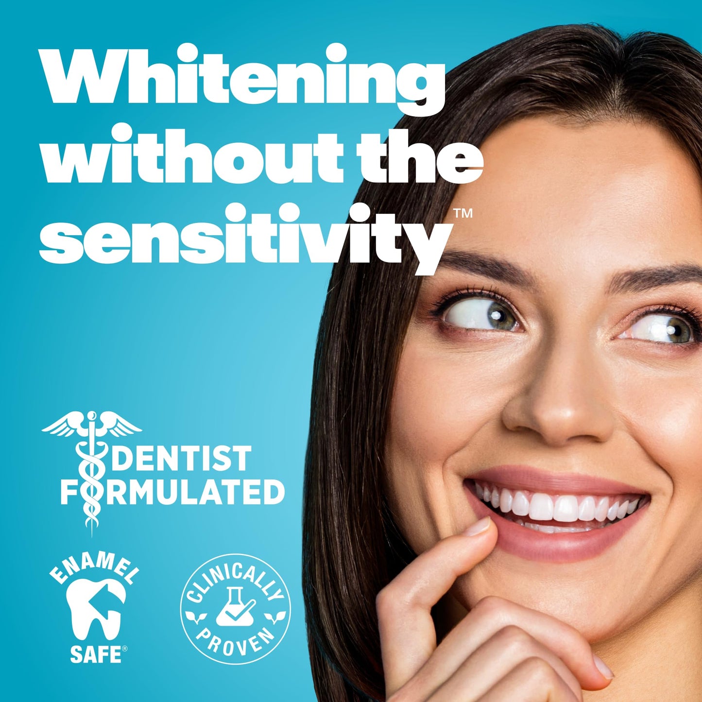 Oral Essentials Lumineux Teeth Whitening Strips- 21 Treatments Dentist Formulated and Certified Non Toxic - Sensitivity Free - NO Artificial Flavors, Colors, and SLS Free