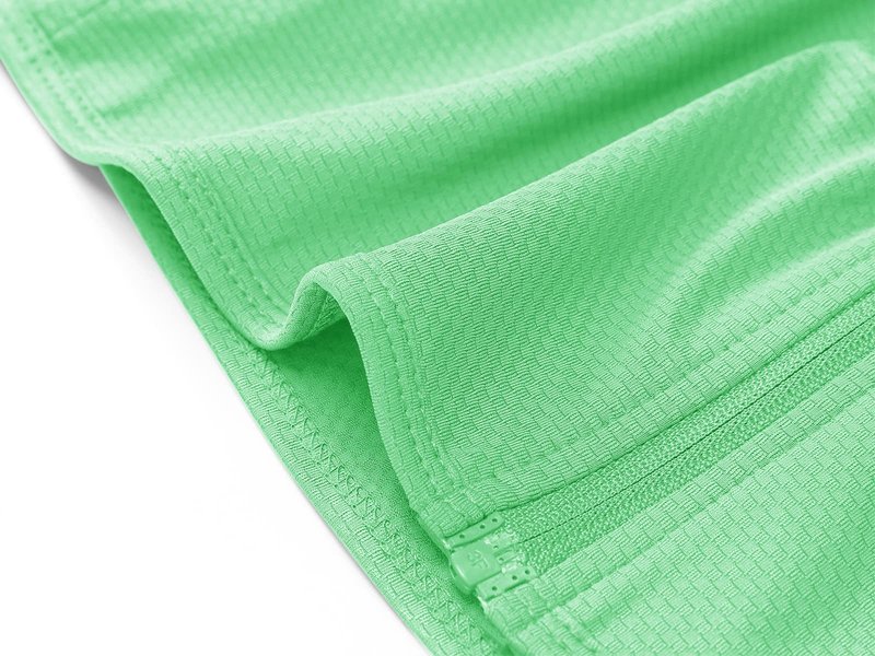 MAGCOMSEN Women's Running Jacket Lightweight Quick Dry Long Sleeve Shirts Sun Protection Shirts Jacket Women Mint Green S
