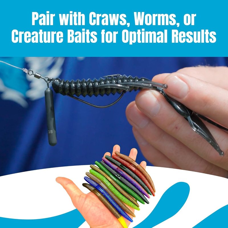 Tungsten Jika Rig for Bass Fishing - 97% Tungsten Fishing Jigs | 4 Pack