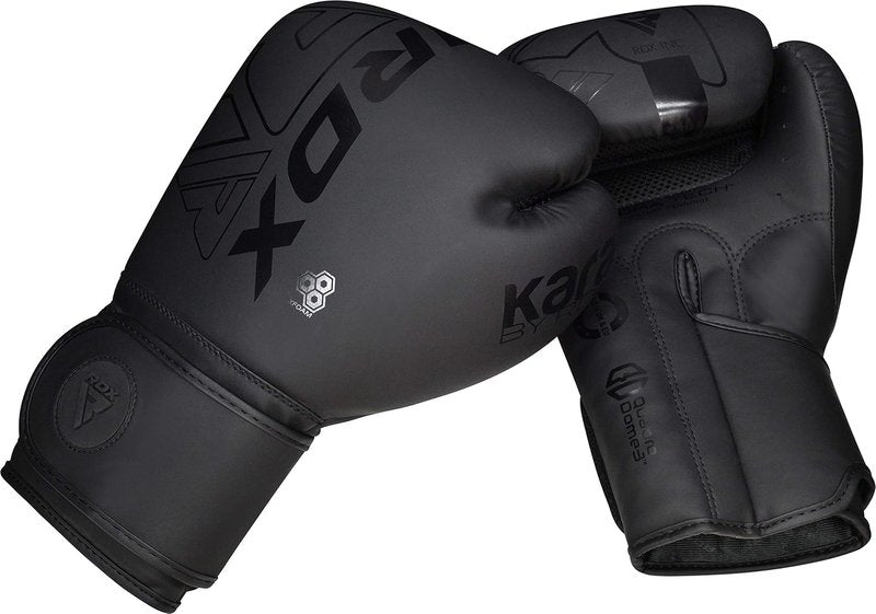 RDX Boxing Gloves - Pro Training Sparring MMA Kickboxing | Maya Hide Leather, Ventilated Palm, 8-18 Oz Sizes