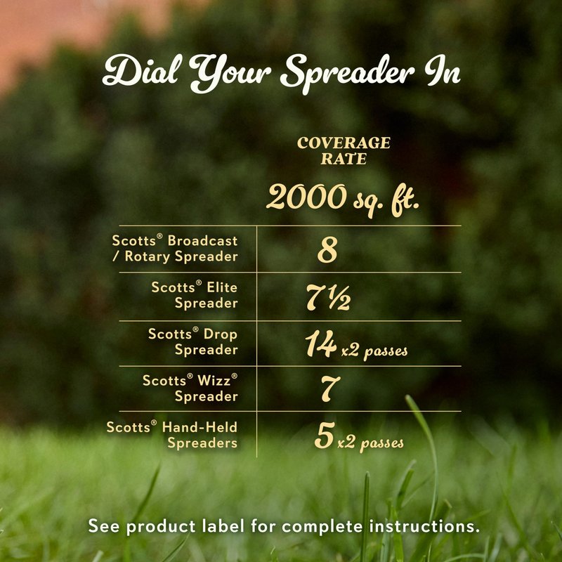 O.M. Scott and Sons Natural Grass Food - Grass Fertilizer for Lawns, Feeds up to 10 Weeks, Covers 2,000 sq. ft., 12.72 lb.