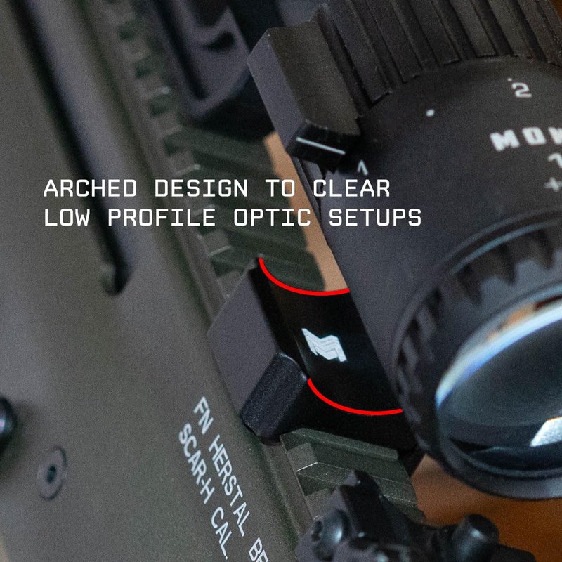 Monstrum Canted 45 Degree Red Dot Mount | Picatinny| 4 Slot Length