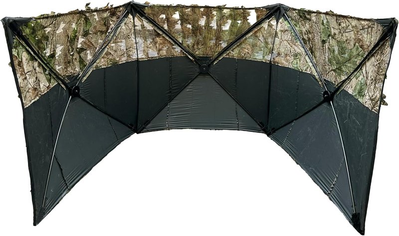 3D Leafy Ground Blind for Turkey & Deer Hunting - Lightweight Portable Stalking Blind | Silent Camo with Carry Bag | 1-2 Person Outdoor Gear