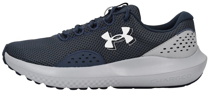 Under Armour Men's Charged Surge 4, (044) Downpour Gray/Mod Gray/White, 3.5, US