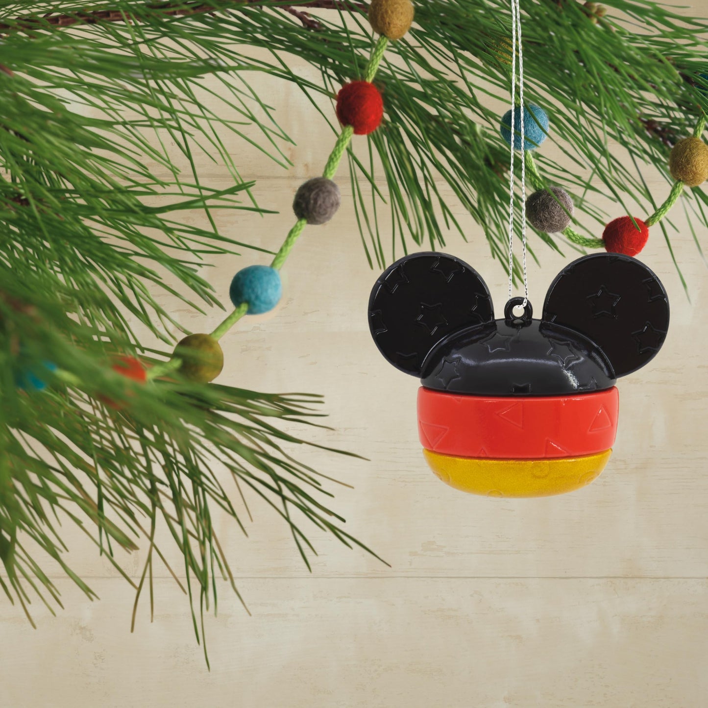 Hallmark Disney Mickey Mouse Mystery Christmas Ornaments, Shatterproof, Set of 2