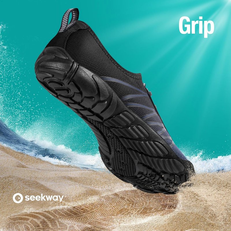 Water Shoes for Men & Women - Quick-Dry Aqua Socks for Beach, Swim, River, Pool, Lake & Hiking | Barefoot Design