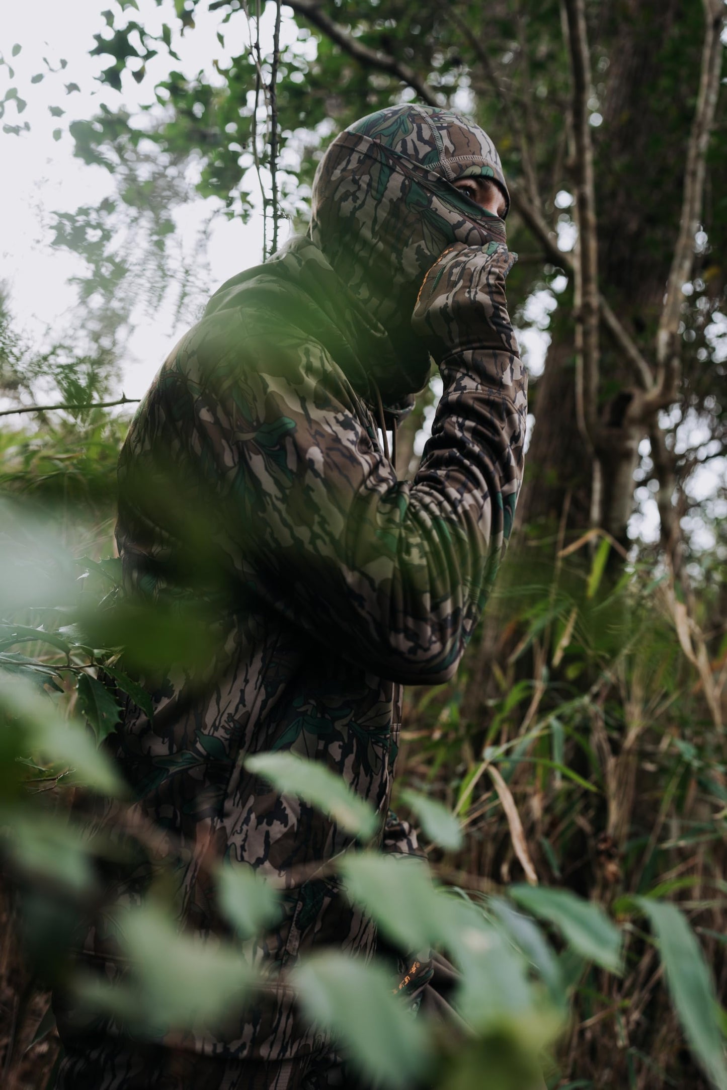 Muddy TRX Lightweight Neck Gaiter, Mossy Oak Greenleaf