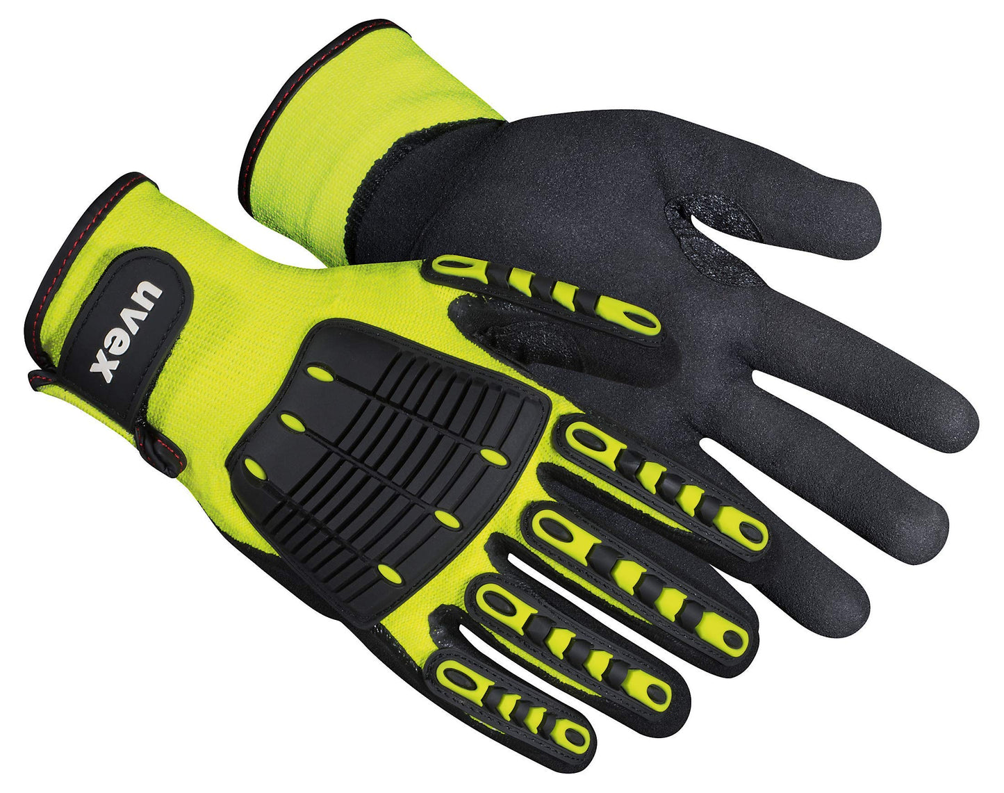 Uvex Synexo Impact 1 Cut Protection Gloves - Yellow/Black - Size 09 (L)