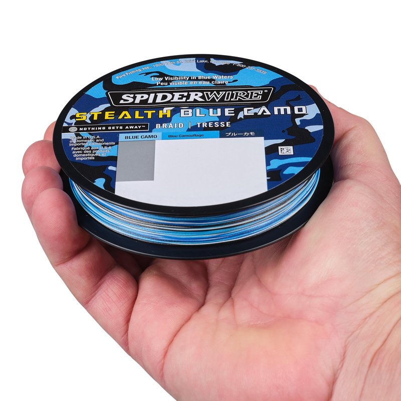 SPIDERWIRE Stealth Blue Camo Braid