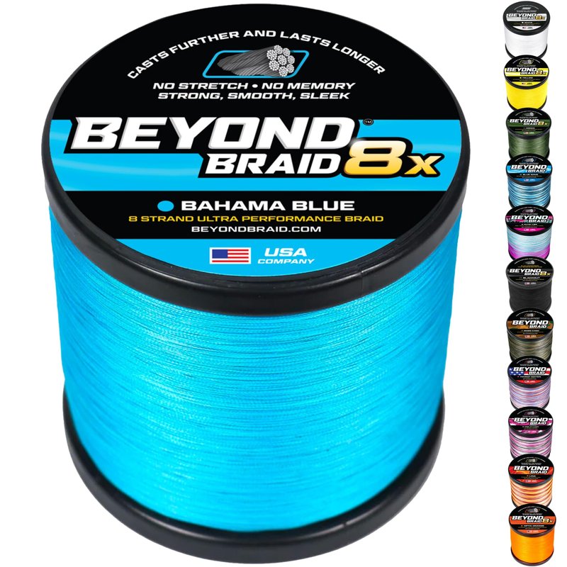 Beyond Braid Bahama Blue 8X 150 Yards 10LB