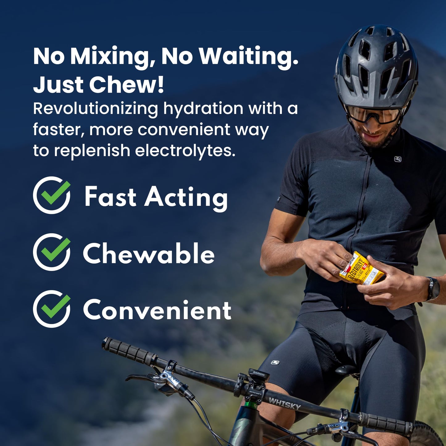 SaltStick FastChews Electrolytes - 60 Chewable Electrolyte Tablets - Salt Tablets for Running, Fast Hydration, Leg Cramps Relief, Sports Recovery - Non-GMO, Vegan, Gluten Free (Peach)