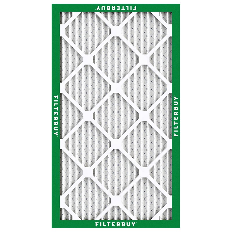 Filterbuy 15x30x1 Air Filter MERV 8 Essential Dust & Allergy Defense (6-Pack), Electrostatic Pleated HVAC AC Furnace Filters Replacement, Made in USA (Actual Size: 14.50 x 29.50 x 0.75)