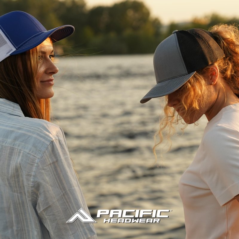 Pacific Headwear Duck Camo 5-Panel Trucker Cap, Coastland, OS