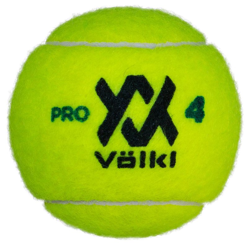 Volkl 4 Pack Tennis Balls, yellow