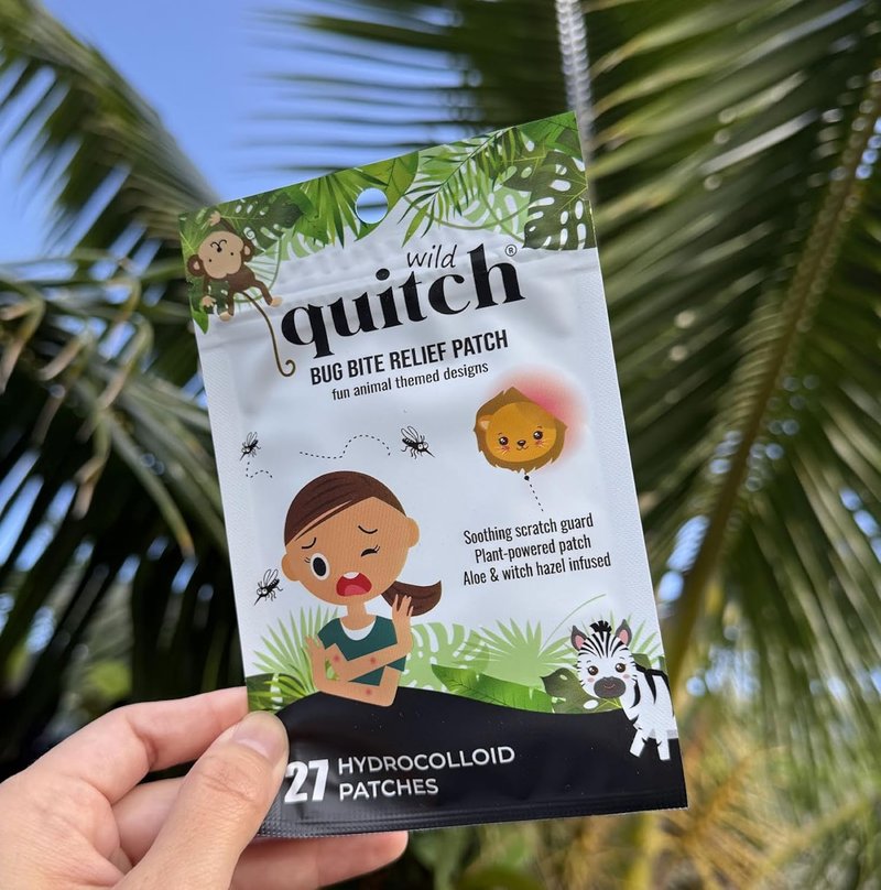 Mosquito Bite Relief Patches for Kids | Safari Animal Design - Effective Anti-Itch Solution for Summer Adventures