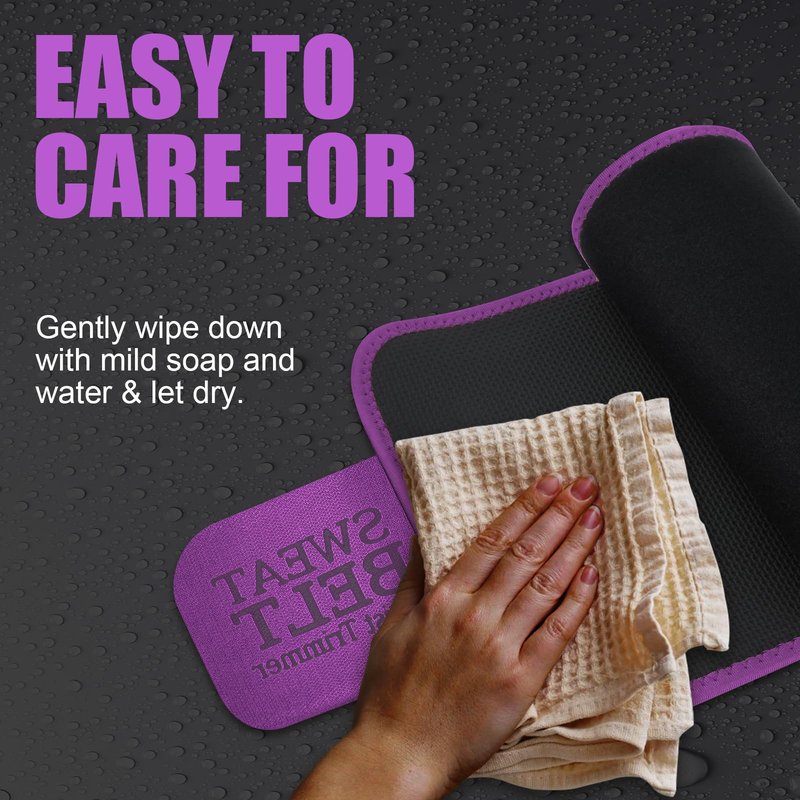 MORECOO Waist Trainer for Women/Men, Sculpt Touch Sweat Band for Stomach, Waist Trimmer for Women Workouts &Speed Belly Sweat Purple